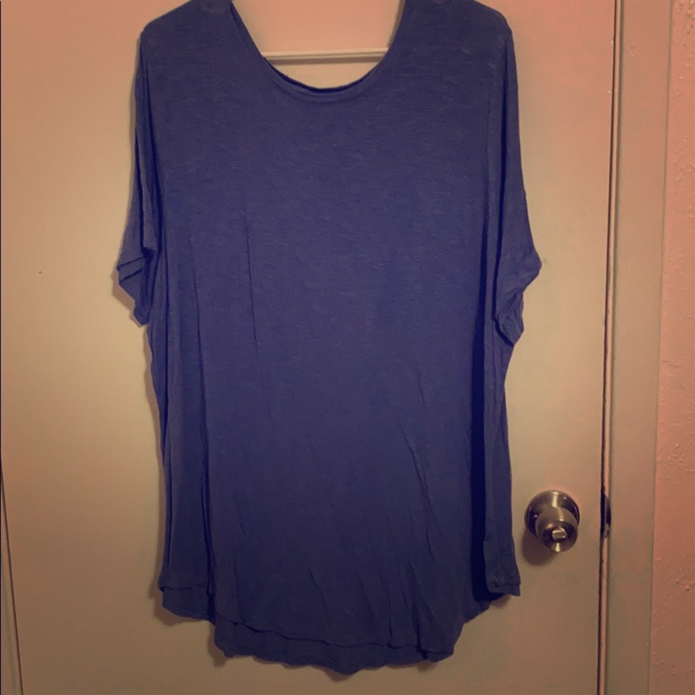 Pale blue blouse